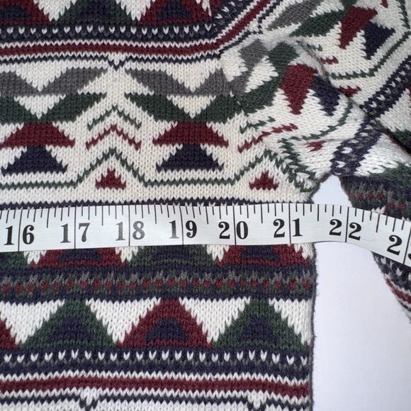 Pacsun Mens Cotton Blend Geometric Southwestern Crewneck Sweater Size Large - Picture 7 of 9